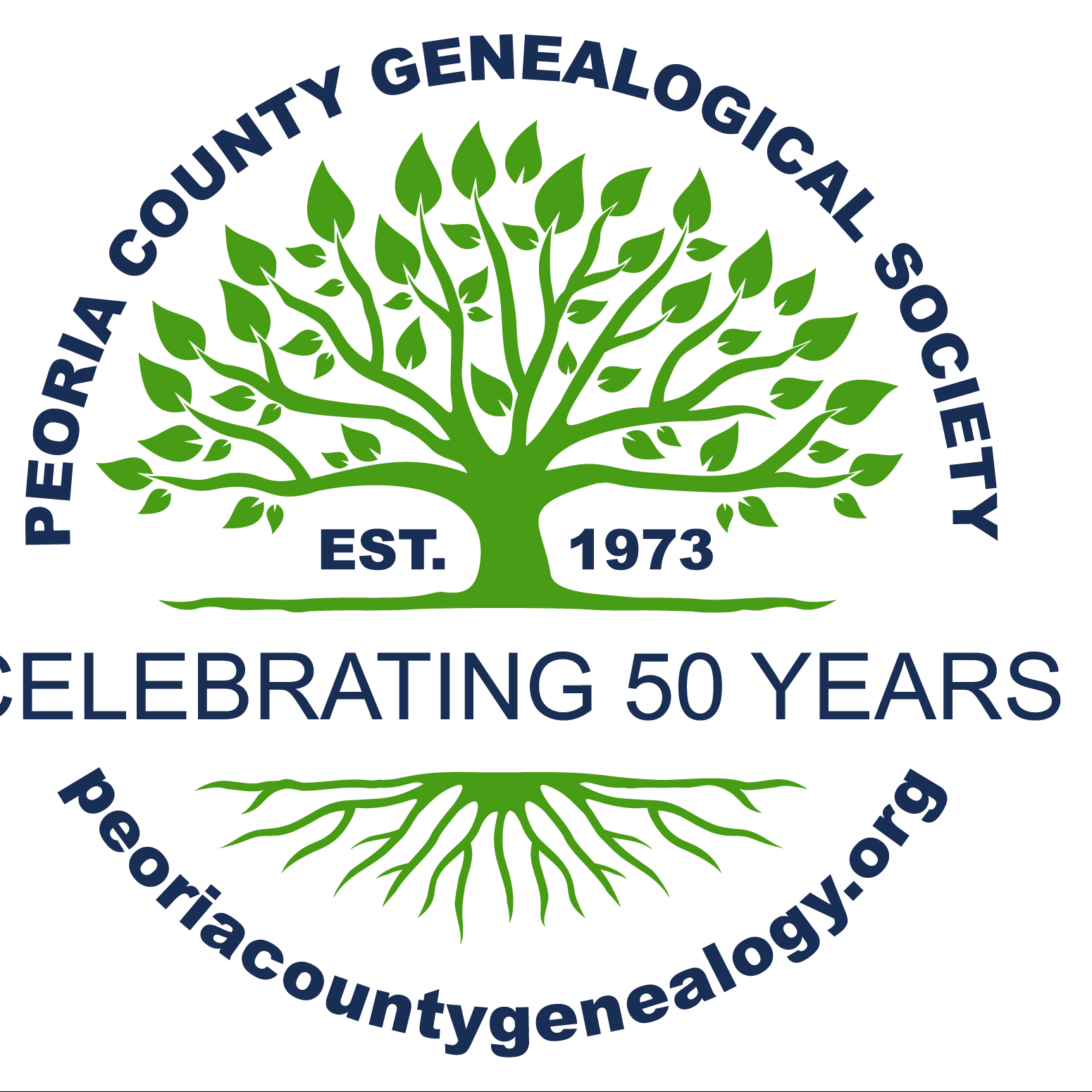 Peoria County Genealogical Society logo